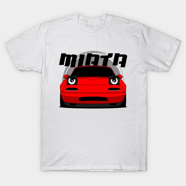 Angry miata T-Shirt by GoldenTuners